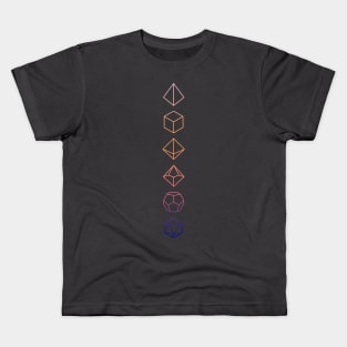 RPG Dice Drow Kids T-Shirt